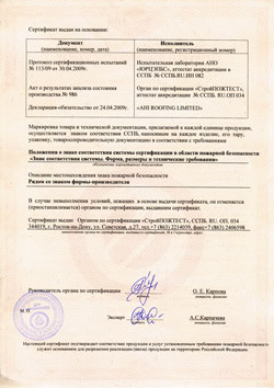 Пожарный сертификат Пожарный сертификат